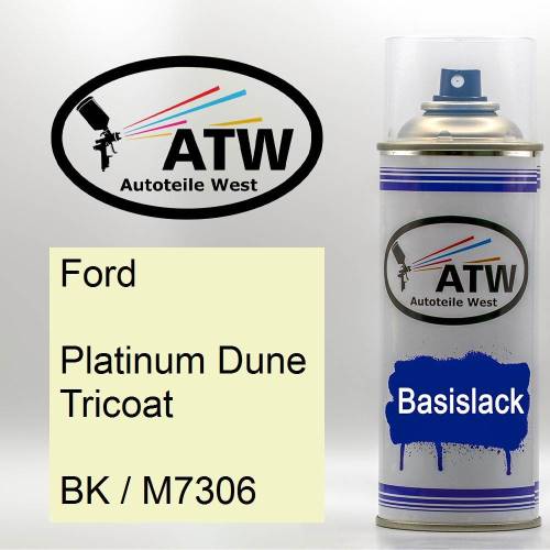 Ford, Platinum Dune Tricoat, BK / M7306: 400ml Sprühdose, von ATW Autoteile West.
